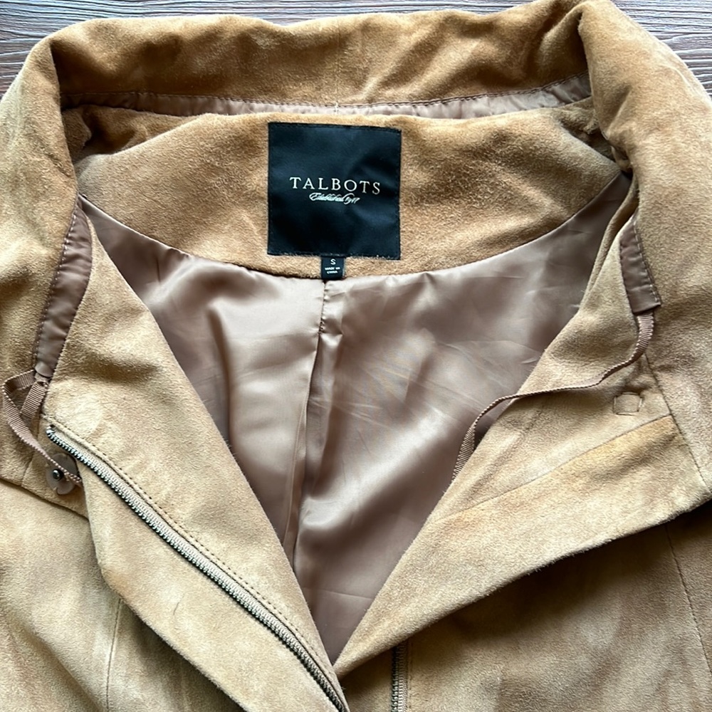 Light Brown Talbots Leather Jacket - image 3